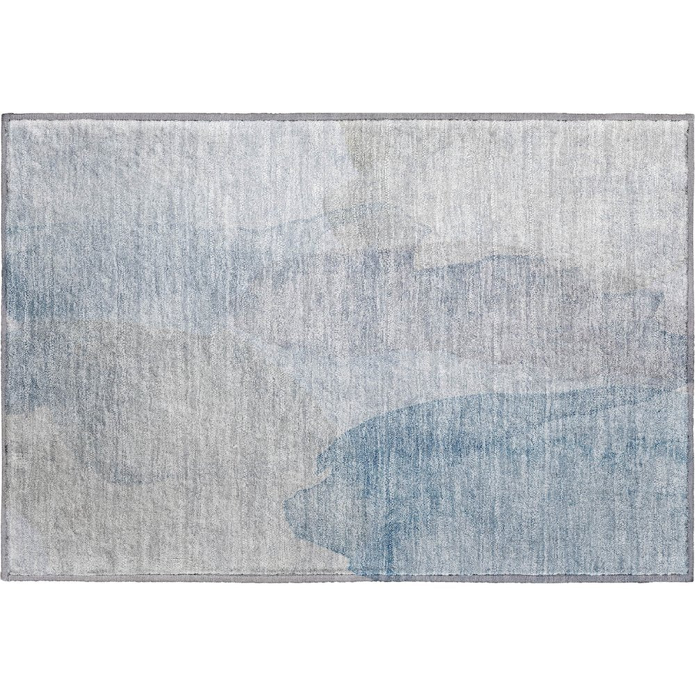 Luxury Washable Indoor/Outdoor Ravenna Sky 1'8" x 2'6" Rug