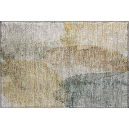 Luxury Washable Indoor/Outdoor Ravenna Wheat 1'8" x 2'6" Rug