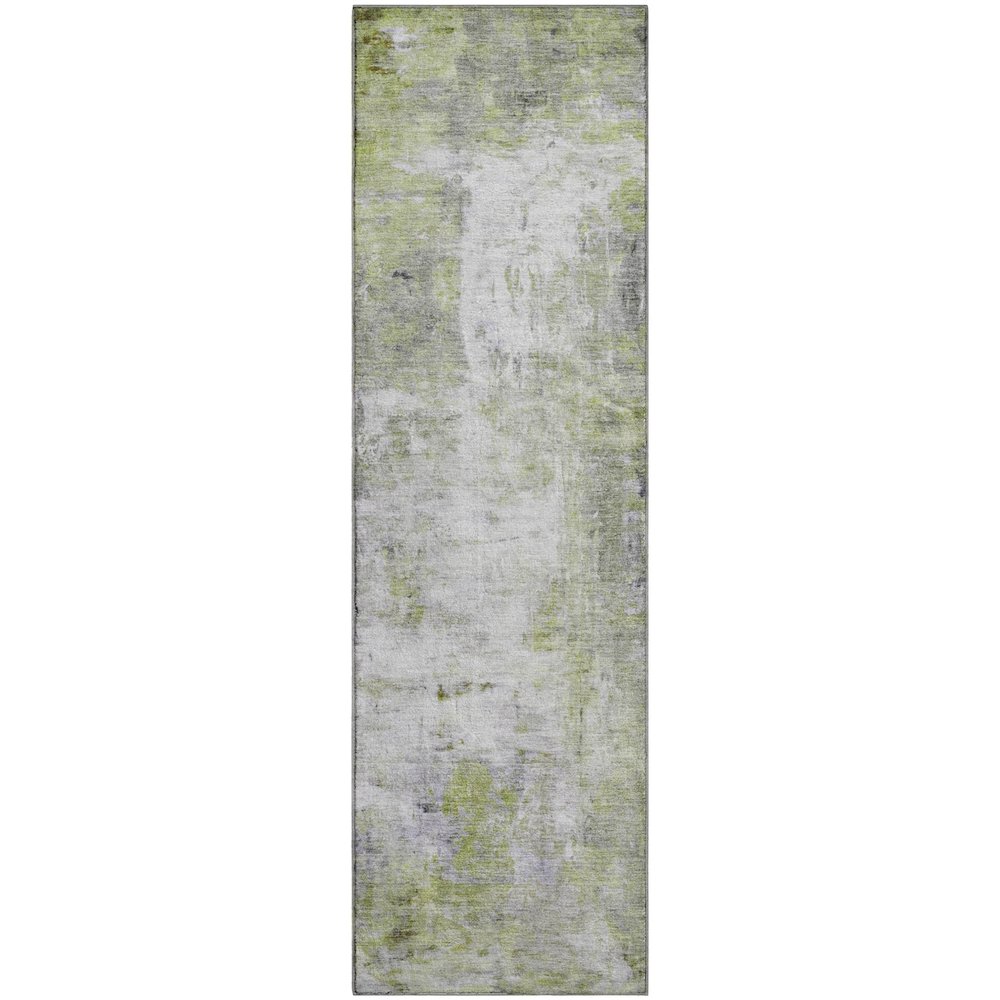 Luxury Washable Indoor/Outdoor Ravenna Aloe 2'3" x 7'6" Runner Rug