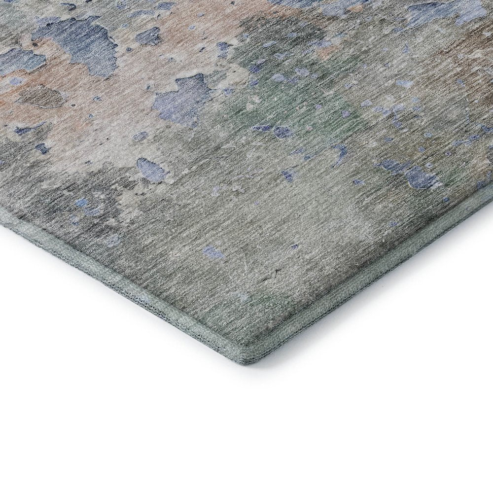 Luxury Washable Indoor/Outdoor Ravenna Taupe 1'8" x 2'6" Rug