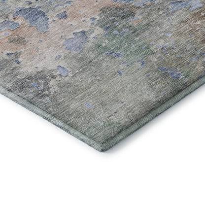 Luxury Washable Indoor/Outdoor Ravenna Taupe 1'8" x 2'6" Rug