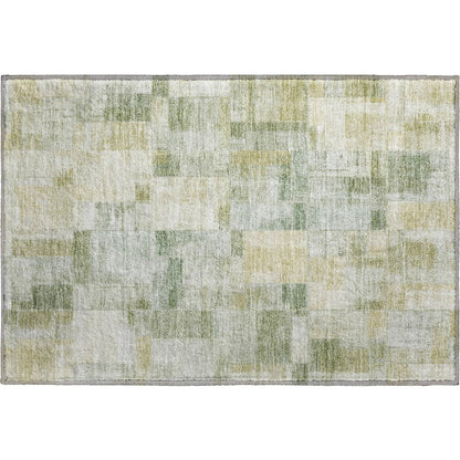 Luxury Washable Indoor/Outdoor Ravenna Sage 1'8" x 2'6" Rug
