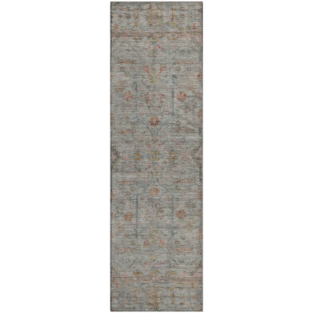Luxury Washable Indoor/Outdoor Ravenna Taupe 2'3" x 7'6" Runner Rug
