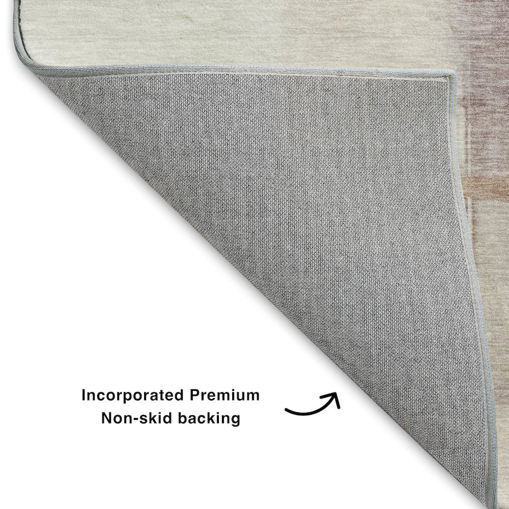 Luxury Washable Indoor/Outdoor Ravenna Blush 1'8" x 2'6" Rug