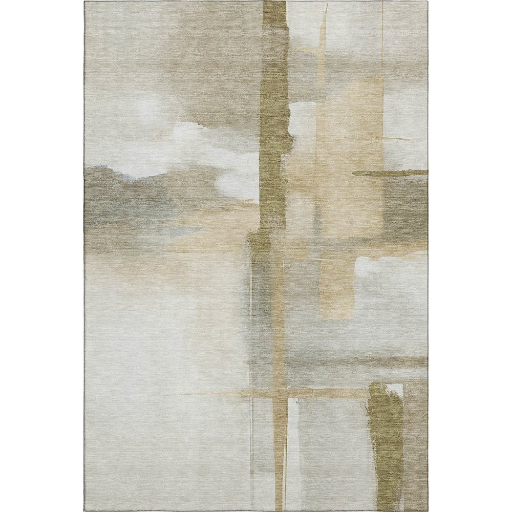 Luxury Washable Indoor/Outdoor Ravenna Putty 2'6" x 3'10" Rug