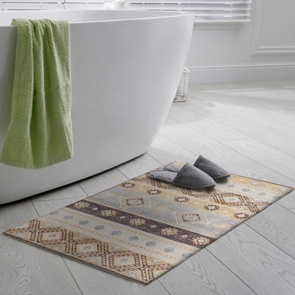 Indoor/Outdoor Sedona SN12 Goldenrod Washable 1'8" x 2'6" Rug