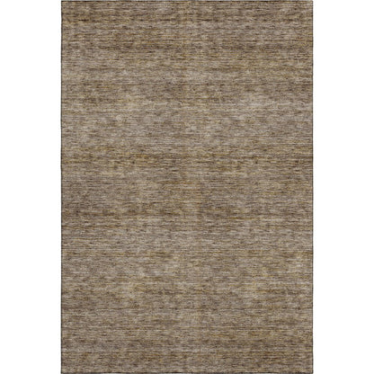 Luxury Washable Indoor/Outdoor Soft Essentials SE1 Brown 2'6" x 3'10" Rug