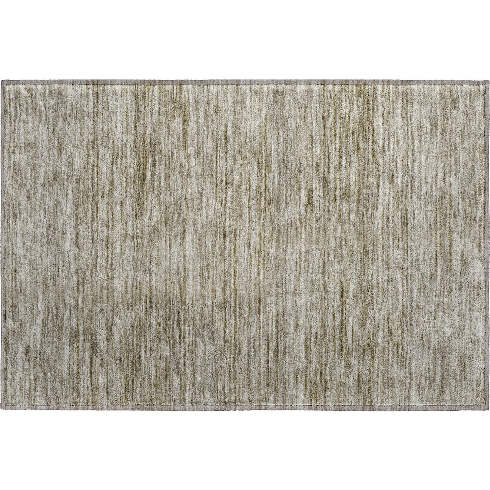 Luxury Washable Indoor/Outdoor Soft Essentials SE1 Ivory 1'8" x 2'6" Rug