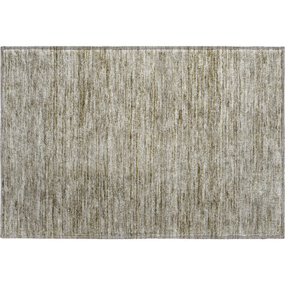 Luxury Washable Indoor/Outdoor Soft Essentials SE1 Ivory 1'8" x 2'6" Rug