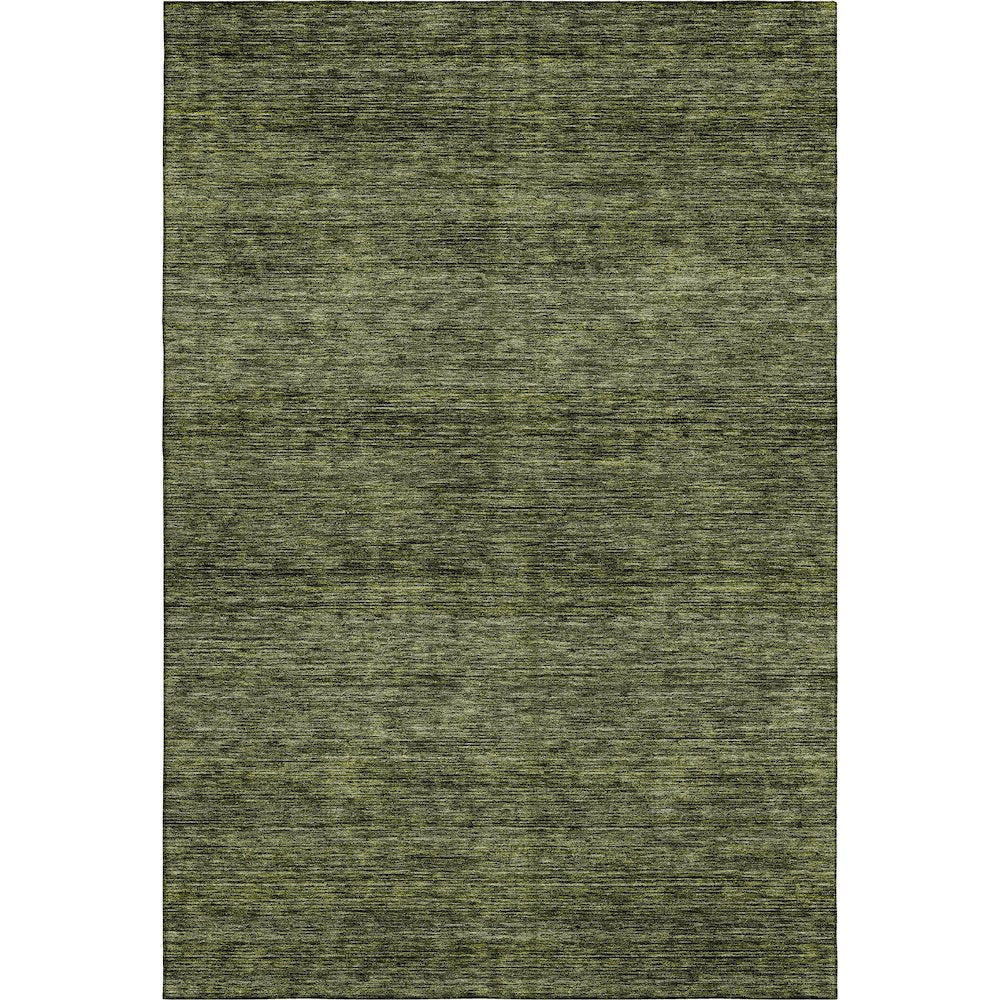Luxury Washable Indoor/Outdoor Soft Essentials SE1 Green 2'6" x 3'10" Rug