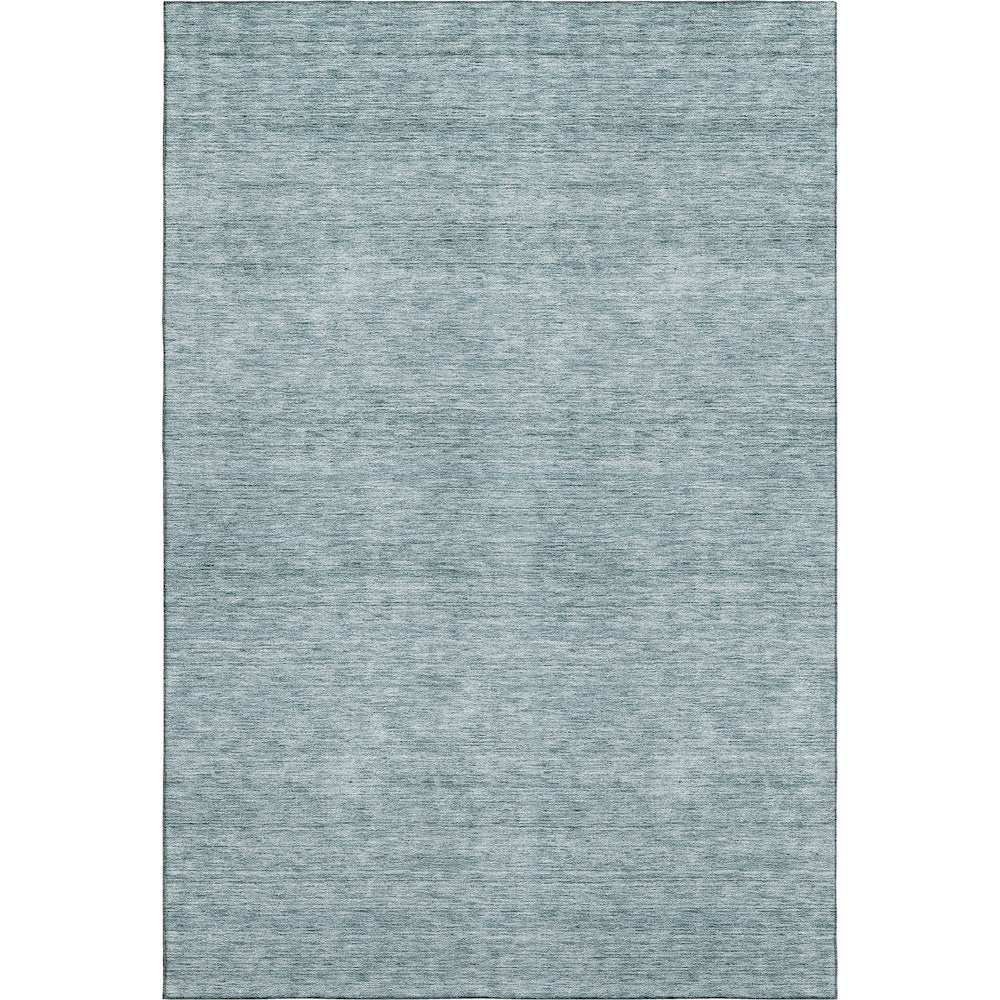Luxury Washable Indoor/Outdoor Soft Essentials SE1 Blue 2'6" x 3'10" Rug