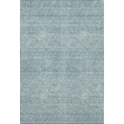 Luxury Washable Indoor/Outdoor Soft Essentials SE1 Blue 2'6" x 3'10" Rug