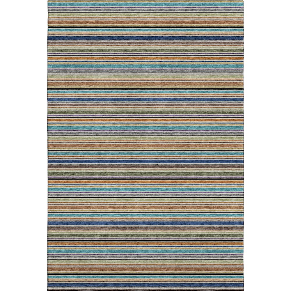 Luxury Washable Indoor/Outdoor Soft Essentials SE2 Multi 2'6" x 3'10" Rug