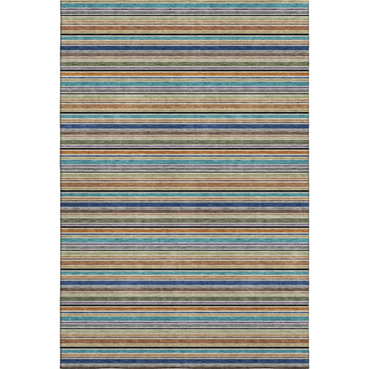 Luxury Washable Indoor/Outdoor Soft Essentials SE2 Multi 2'6" x 3'10" Rug