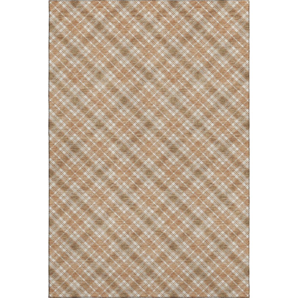 Luxury Washable Indoor/Outdoor Soft Essentials SE3 Orange 2'6" x 3'10" Rug