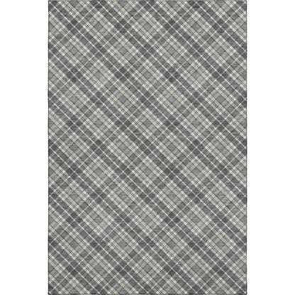Luxury Washable Indoor/Outdoor Soft Essentials SE3 Gray 2'6" x 3'10" Rug