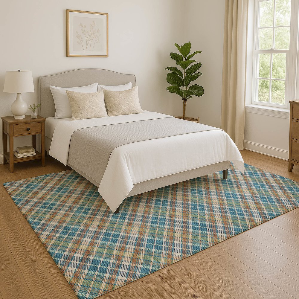 Luxury Washable Indoor/Outdoor Soft Essentials SE3 Multi 2'6" x 3'10" Rug
