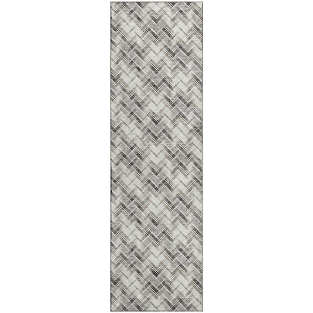 Luxury Washable Indoor/Outdoor Soft Essentials SE3 Ivory 2'3" x 7'6" Runner Rug