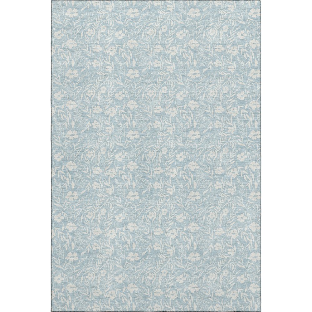 Luxury Washable Indoor/Outdoor Soft Essentials SE4 Blue 2'6" x 3'10" Rug