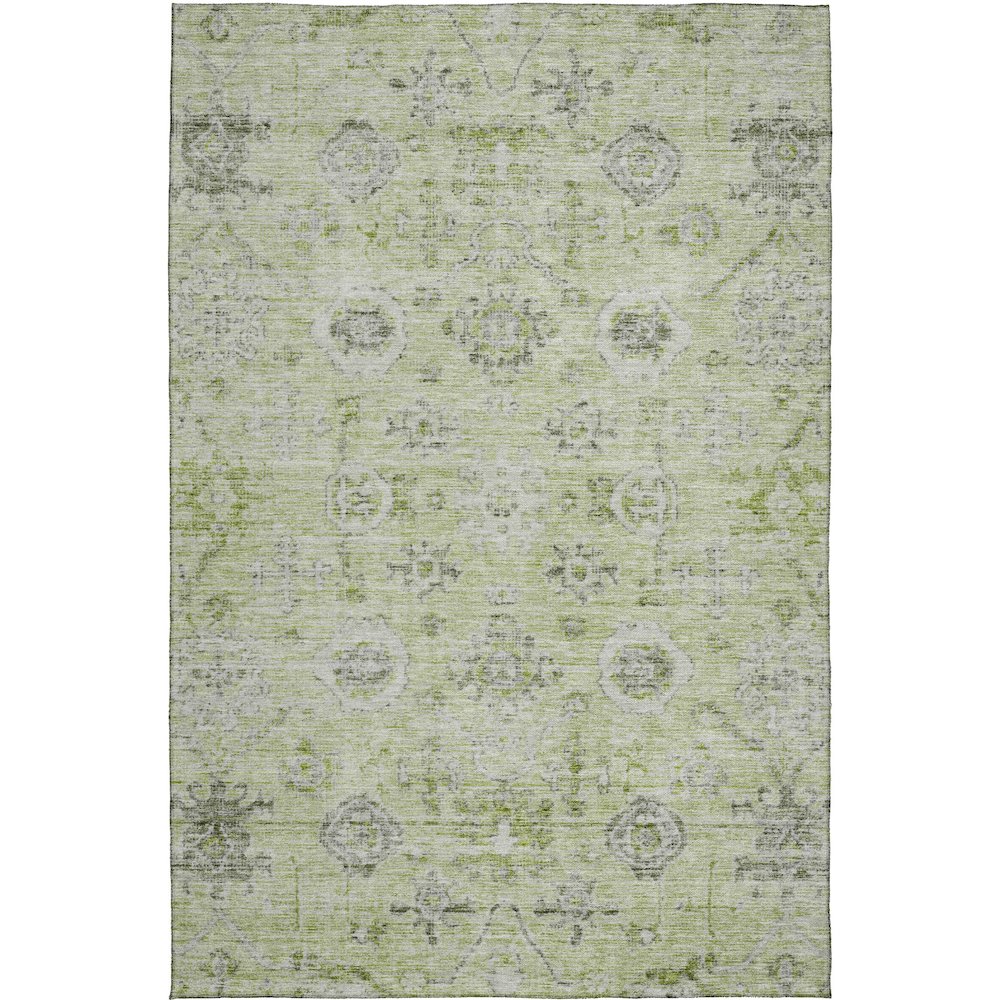 Luxury Washable Indoor/Outdoor Solace Aloe 2'6" x 3'10" Rug
