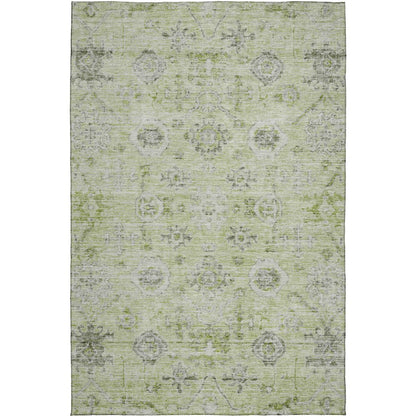Luxury Washable Indoor/Outdoor Solace Aloe 2'6" x 3'10" Rug