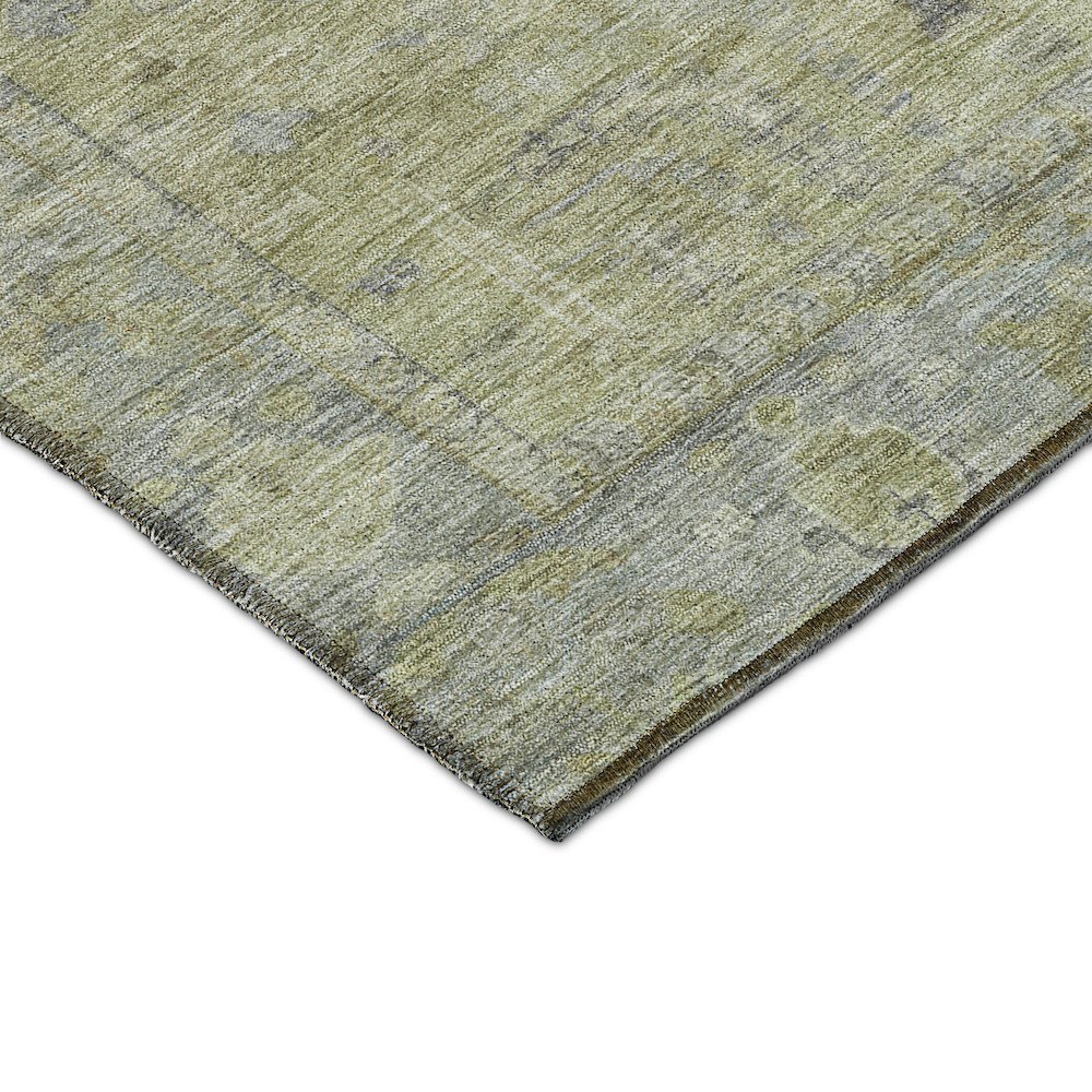 Luxury Washable Indoor/Outdoor Solace Aloe 1'8" x 2'6" Rug