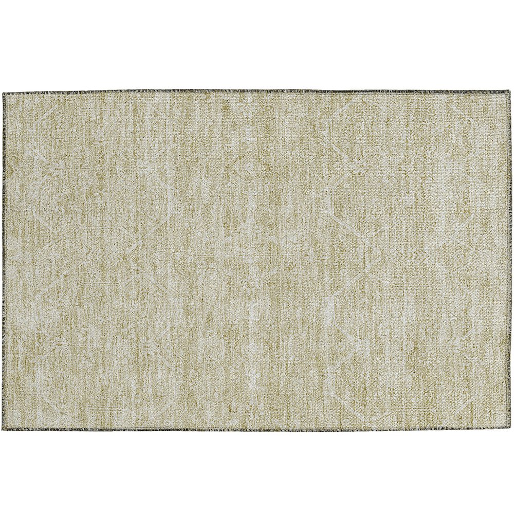 Luxury Washable Indoor/Outdoor Solace Beige 1'8" x 2'6" Rug