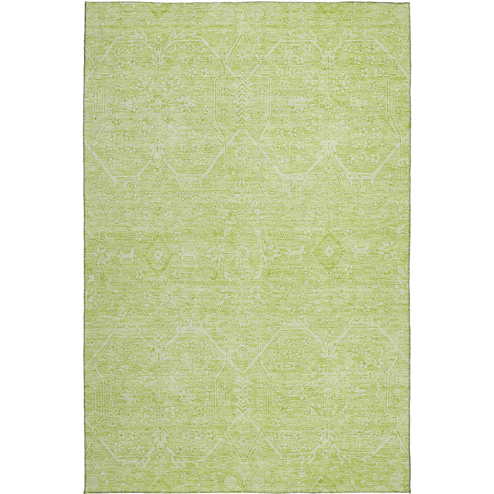 Luxury Washable Indoor/Outdoor Solace Lime 2'6" x 3'10" Rug