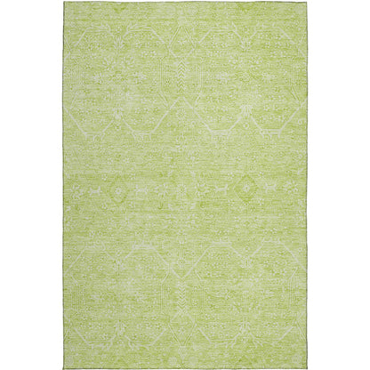 Luxury Washable Indoor/Outdoor Solace Lime 2'6" x 3'10" Rug