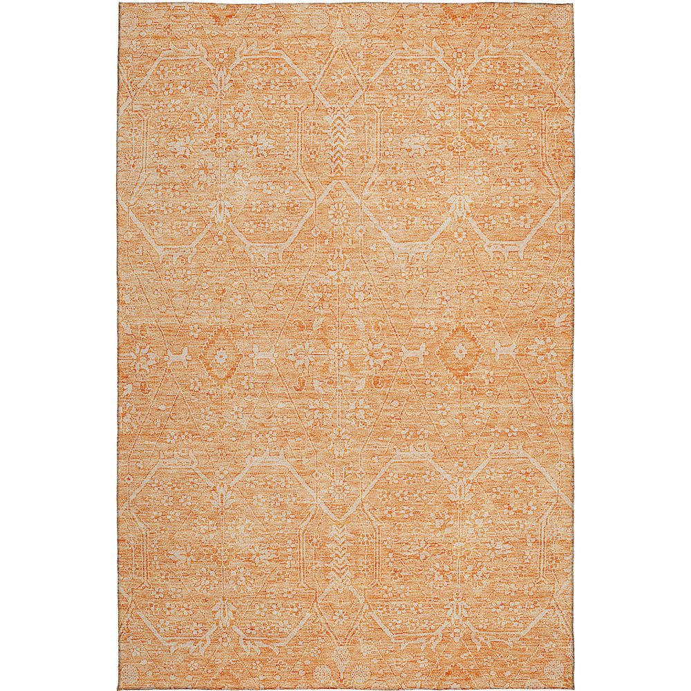 Luxury Washable Indoor/Outdoor Solace Salmon 2'6" x 3'10" Rug