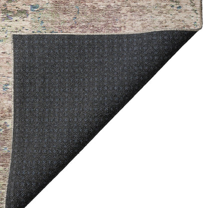 Luxury Washable Indoor/Outdoor Solace Blush 1'8" x 2'6" Rug