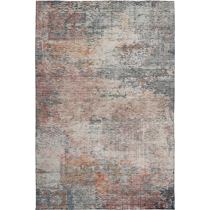 Luxury Washable Indoor/Outdoor Solace Gray 2'6" x 3'10" Rug