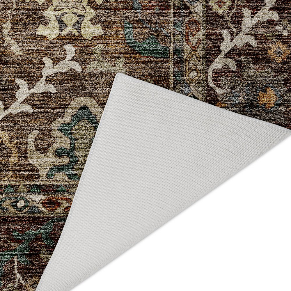 Indoor/Outdoor Silk Road Chocolate 1'8" x 2'6" Rug