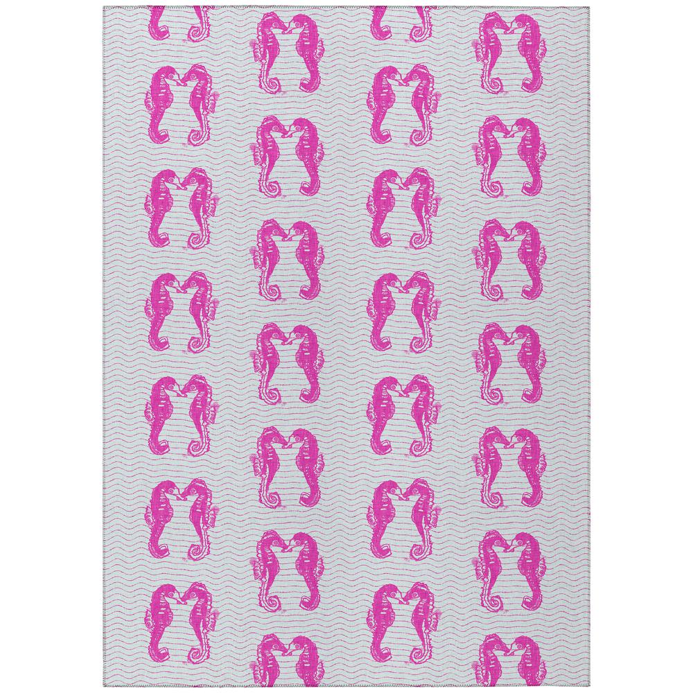 Indoor/Outdoor Seabreeze SZ15 Flamingo Washable 2'6" x 3'10" Rug