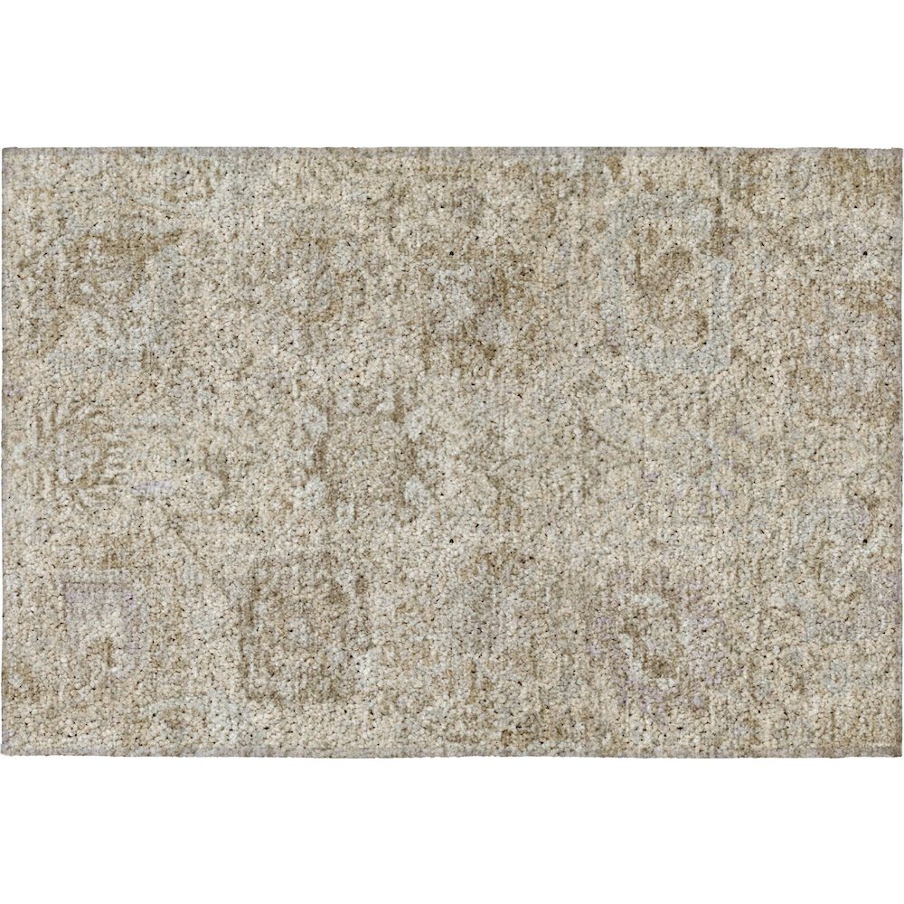 Luxury Washable Indoor/Outdoor Tabrook Ivory 1'8" x 2'6" Rug