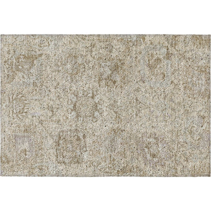 Luxury Washable Indoor/Outdoor Tabrook Ivory 1'8" x 2'6" Rug
