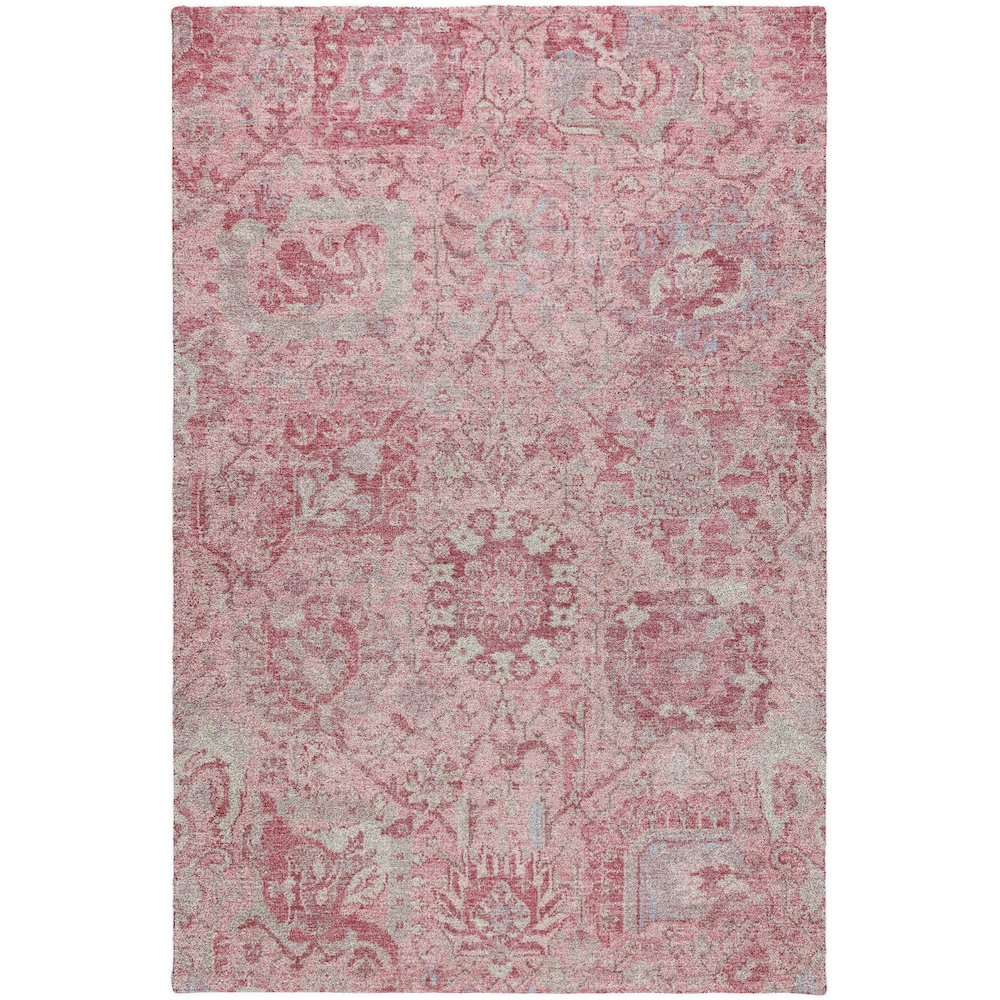 Luxury Washable Indoor/Outdoor Tabrook Pink 2'6" x 3'10" Rug