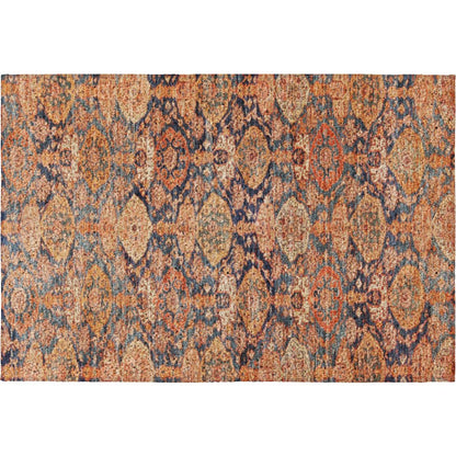 Luxury Washable Indoor/Outdoor Tabrook Terracotta 1'8" x 2'6" Rug