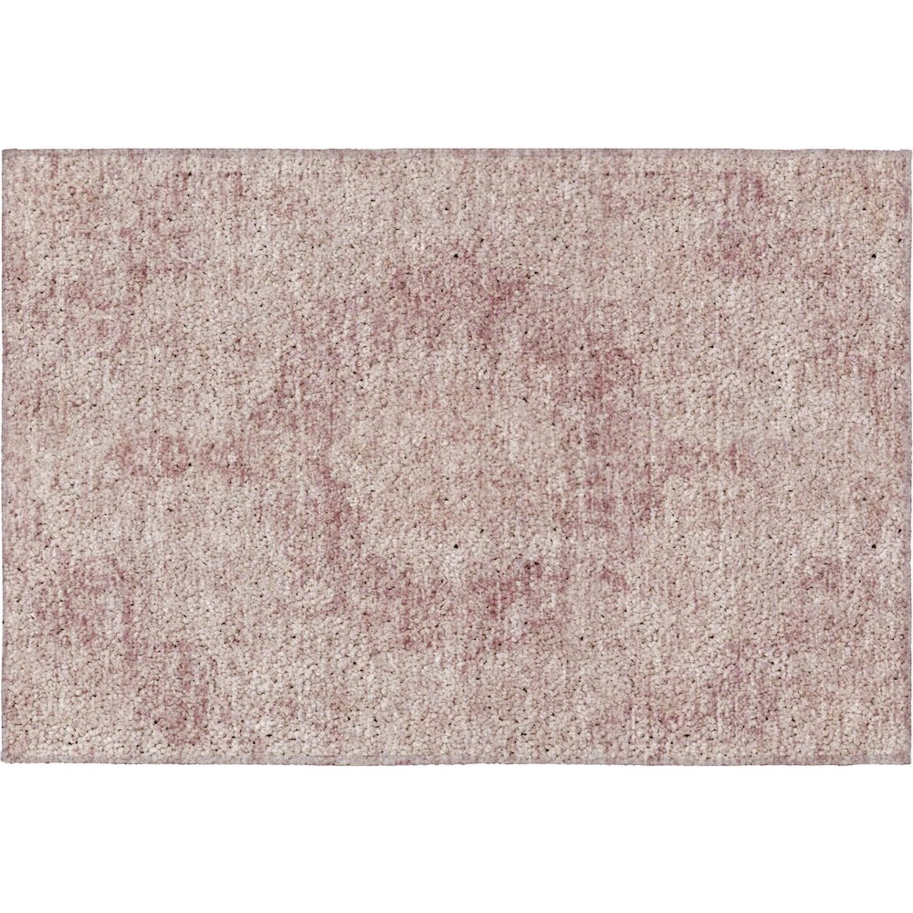 Luxury Washable Indoor/Outdoor Tabrook Pink 1'8" x 2'6" Rug