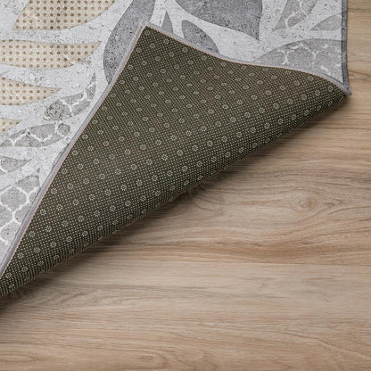 Indoor/Outdoor Tropics TC3 Grey Washable 10' x 14' Rug