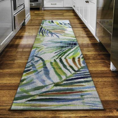 Indoor/Outdoor Tropics TC4 Meadow Washable 2'3" x 7'6" Runner Rug