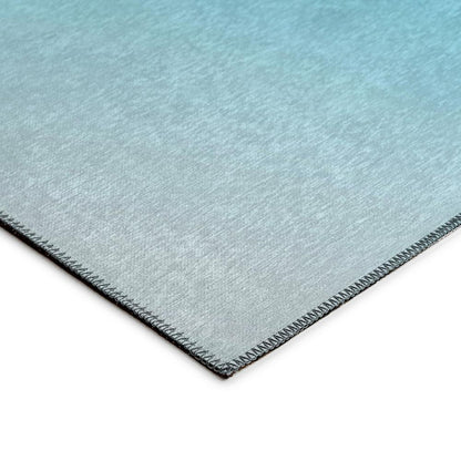 Indoor/Outdoor Harpswell AHP32 Blue Washable 10' x 14' Rug