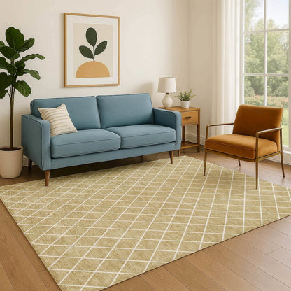 Luxury Washable Indoor/Outdoor The Reserve Walnut 2'6" x 3'10" Rug