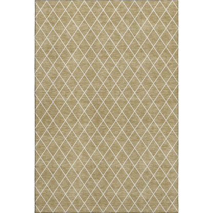 Luxury Washable Indoor/Outdoor The Reserve Walnut 2'6" x 3'10" Rug