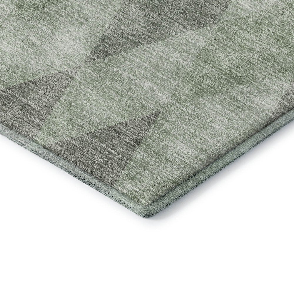 Luxury Washable Indoor/Outdoor The Reserve Fern 1'8" x 2'6" Rug