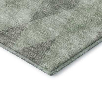Luxury Washable Indoor/Outdoor The Reserve Fern 1'8" x 2'6" Rug