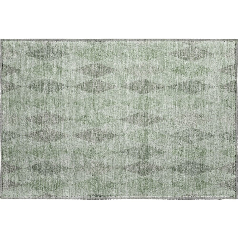 Luxury Washable Indoor/Outdoor The Reserve Fern 1'8" x 2'6" Rug