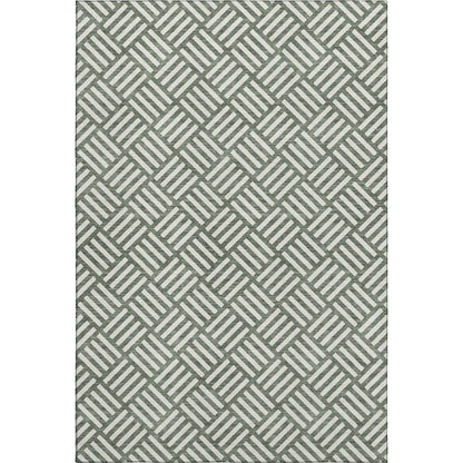 Luxury Washable Indoor/Outdoor The Reserve Basil 2'6" x 3'10" Rug