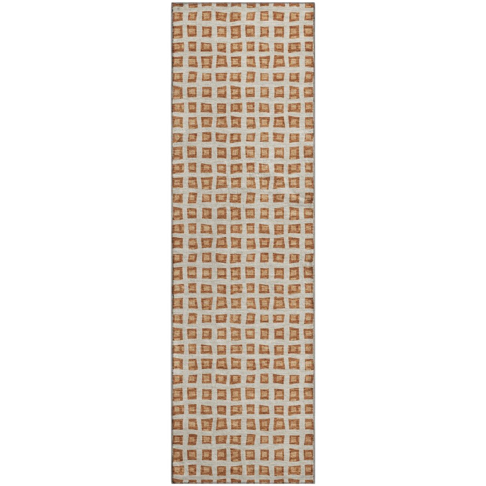 Luxury Washable Indoor/Outdoor The Reserve Copper 2'3" x 7'6" Runner Rug