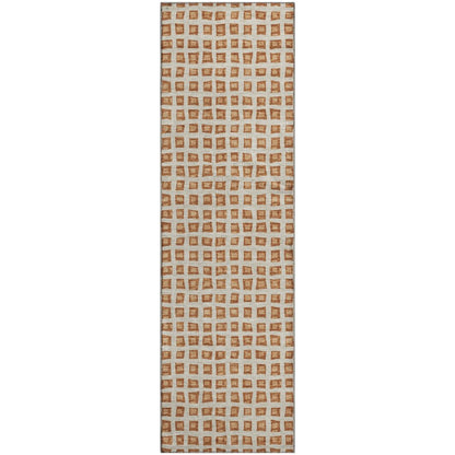 Luxury Washable Indoor/Outdoor The Reserve Copper 2'3" x 7'6" Runner Rug